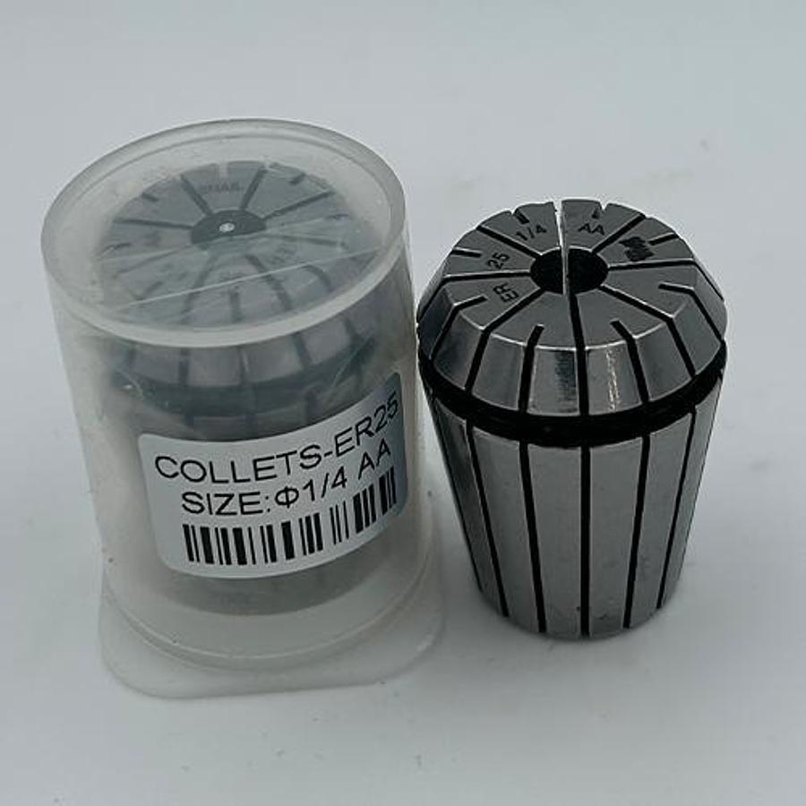 HIGH-PRECISION ER25 SPRING COLLET – Q.1/4″ – CNC MILLING & ROUTING