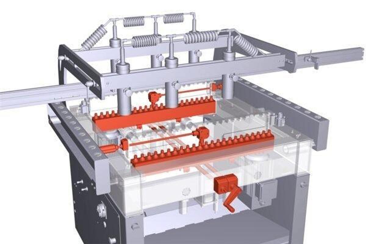 46 Spindle Double Raw Line Boring Machine