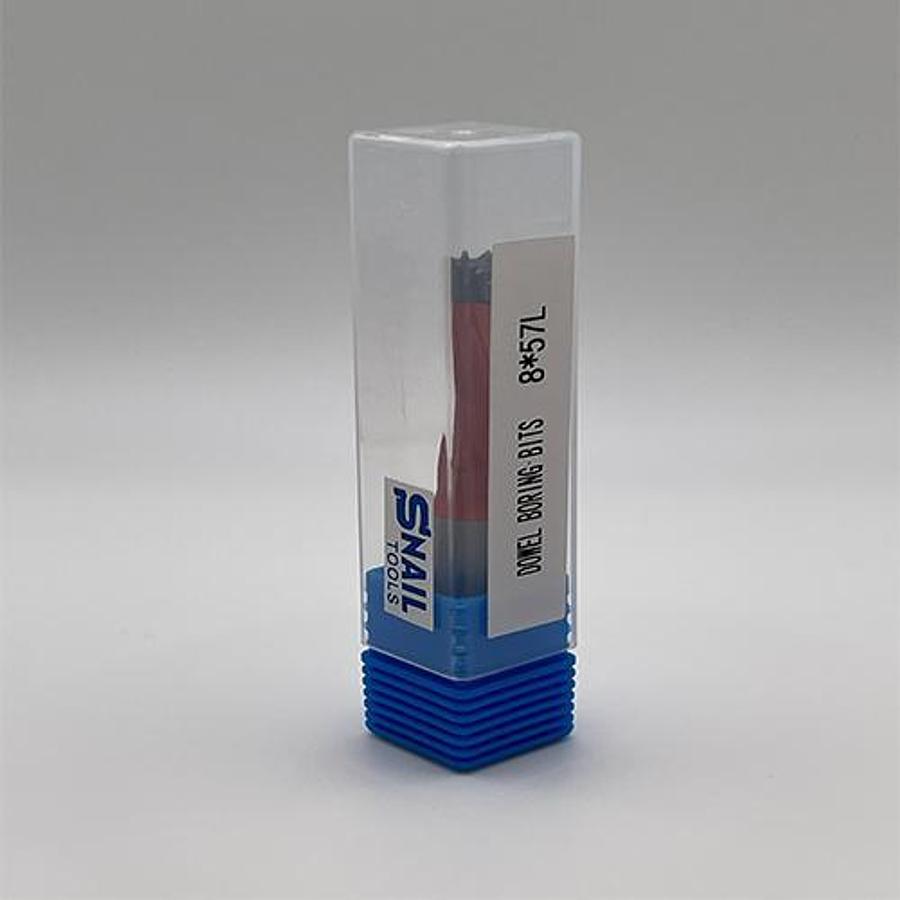 CARBIDE-TIPPED DOWEL BORING BIT – L/H – 8MM DIAMETER x 57MM LONG – 10MM SHANK
