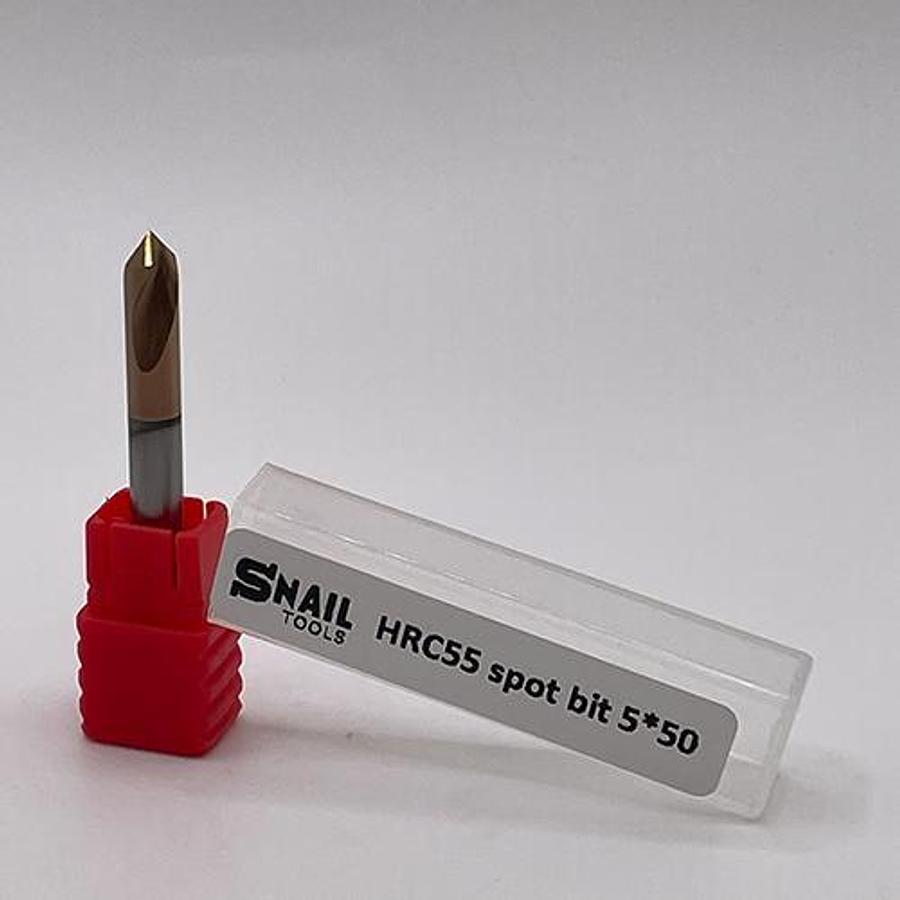 Snail Tools Solid Carbide Spotting Drill (5 mm Dia, HRC 55 Rated) 💎