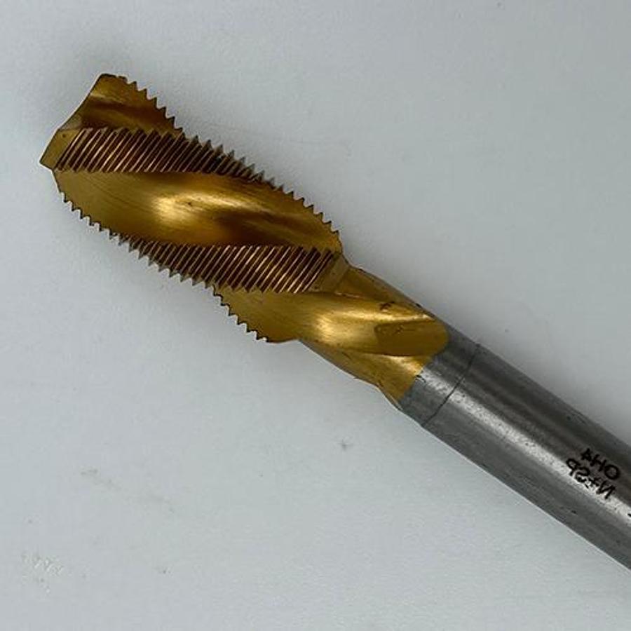 Snail Tools HSS M2 Spiral Flute Machine Tap (M12 x 1.0 Superfine Pitch)