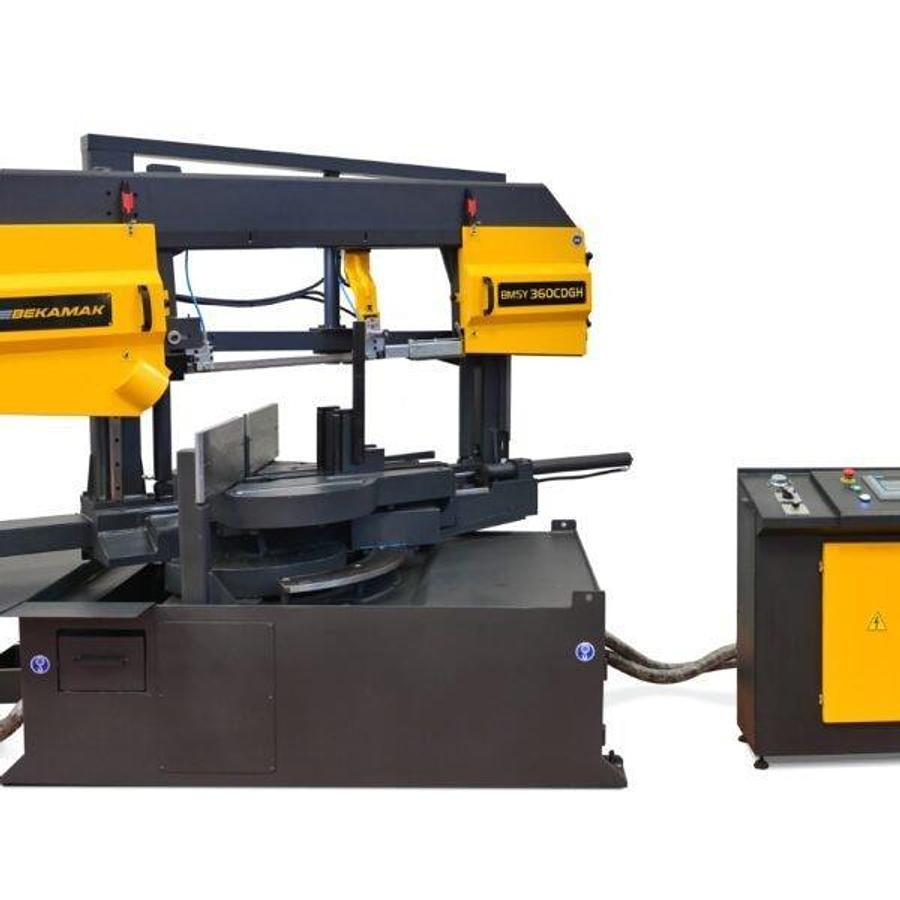 Semi Automatic DG Double Mitre Twin Pillar Saw BMSY-360CDGH NC