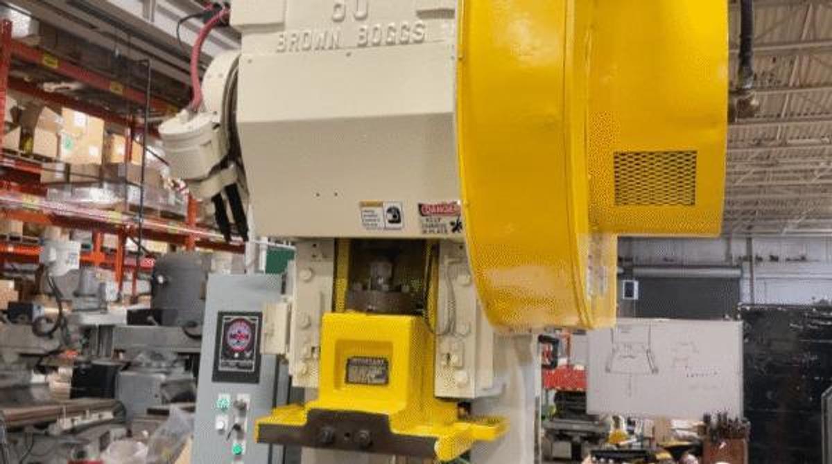 Used Mechanical Stamping Press 60-Ton Brown Boggs – Canadian Built – Used – GTA from the owner
