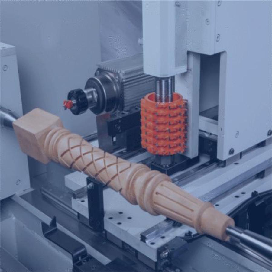 3 Axis Machining Centre Wood Lathe