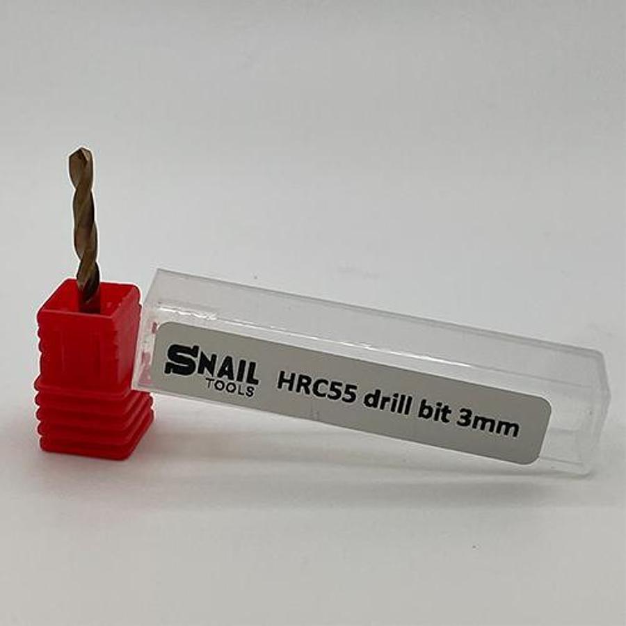 Snail Tools High-Performance Drill Bit (3mm, HRC 55 Rated)