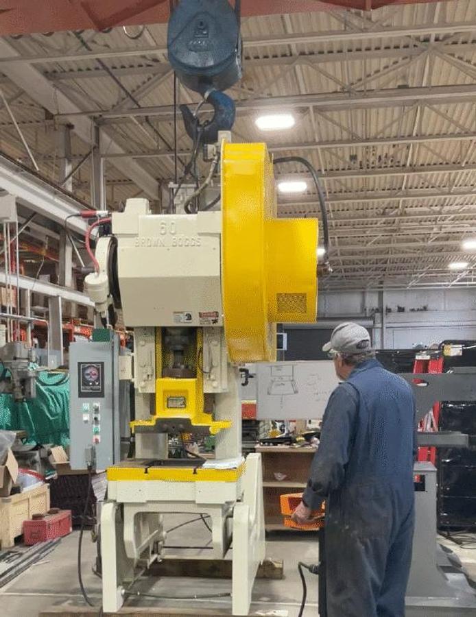 Used Mechanical Stamping Press 60-Ton Brown Boggs – Canadian Built – Used – GTA from the owner
