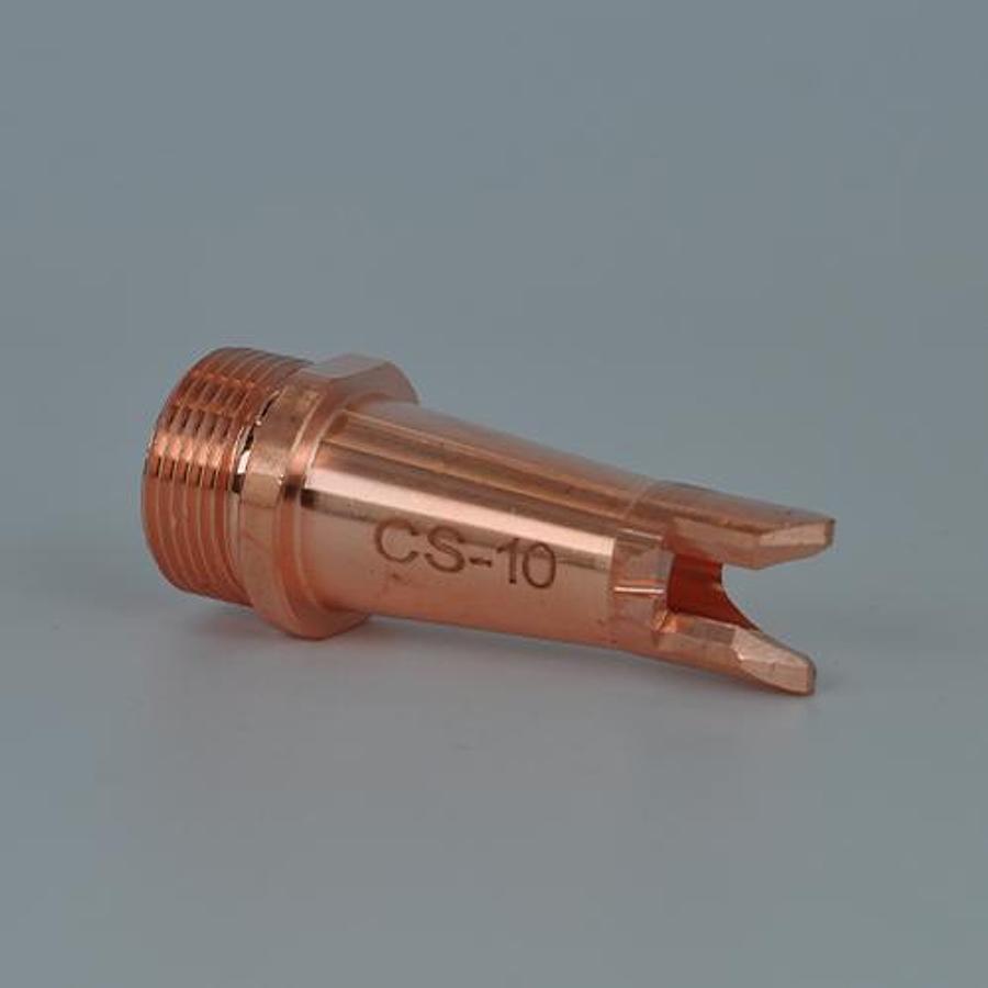 High-Precision Copper Laser Welding Nozzle (CS10 / M16 Thread)