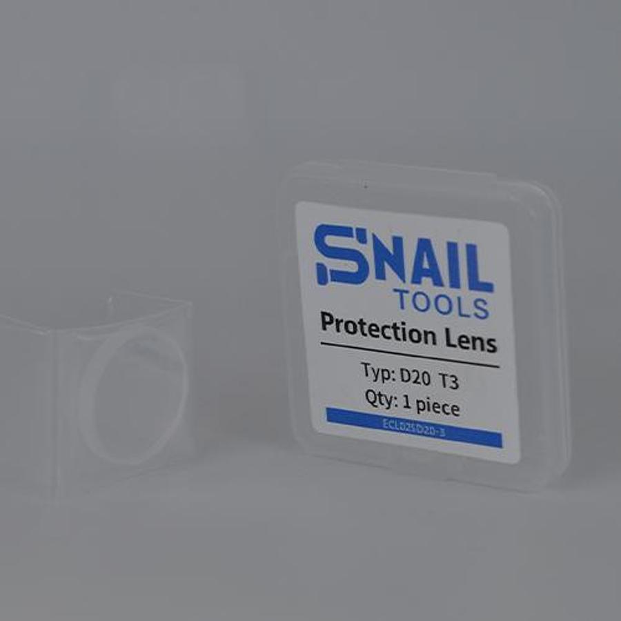 Snail Tools High-Transmission Fiber Laser Protection Lens (D20mm x T3mm)
