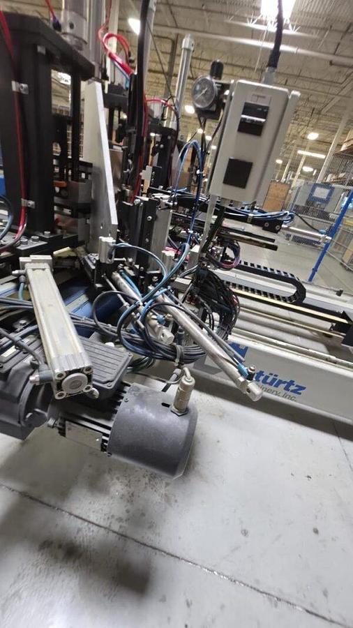 Used Used Sturtz Welding and Cleaning Line for Sale