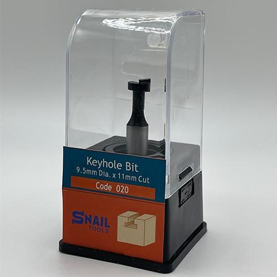 Snail Tools Keyhole Router Bit (9.5mm Dia x 11mm Cut)