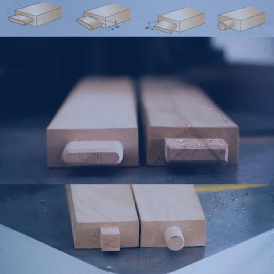 Rectangular Round End Tenoner