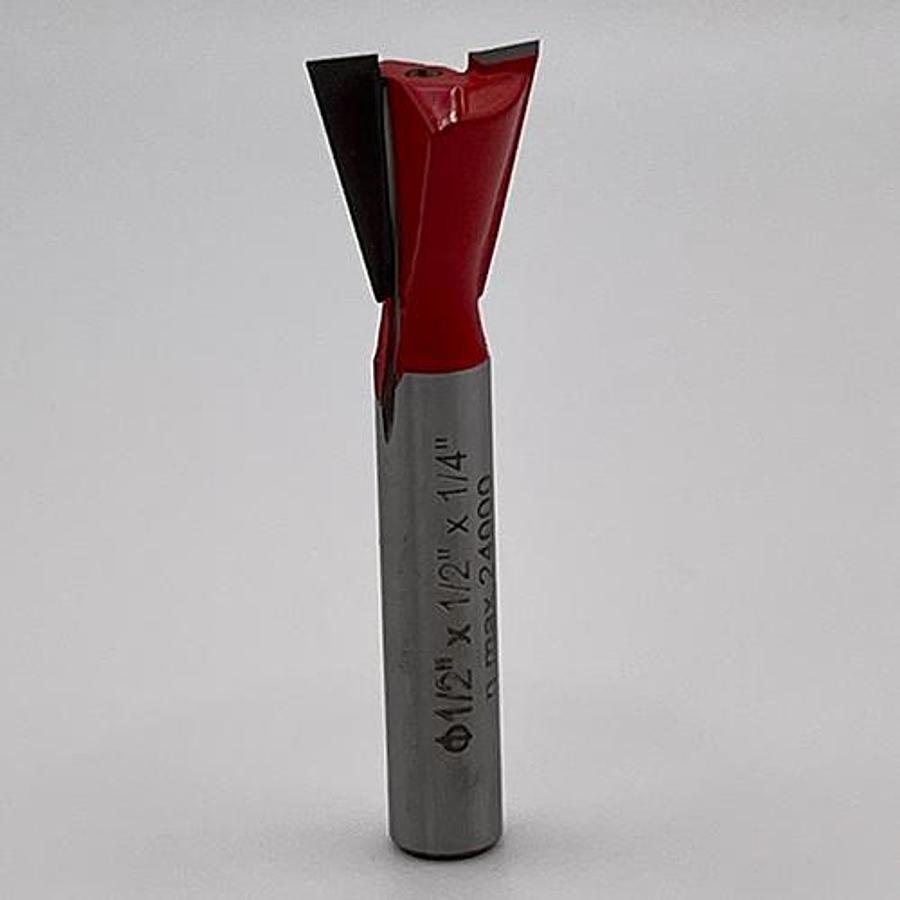 Snail Tools Dovetail Router Bit (1/2″ Dia x 1/2″ Cut, 14° Angle)