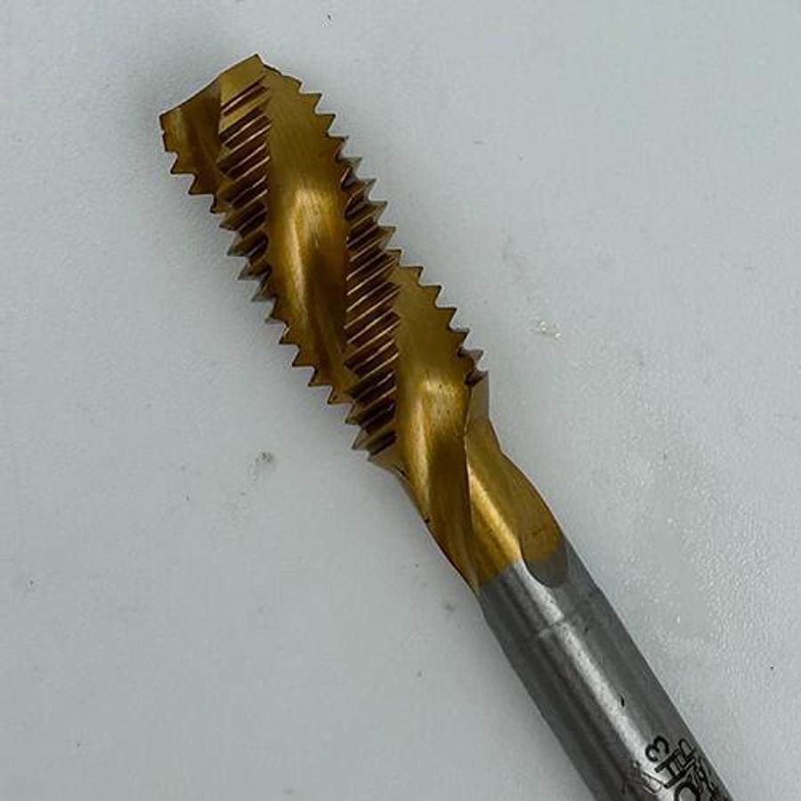 Snail Tools HSS M2 Spiral Flute Machine Tap (M10 x 1.5 Coarse Pitch)