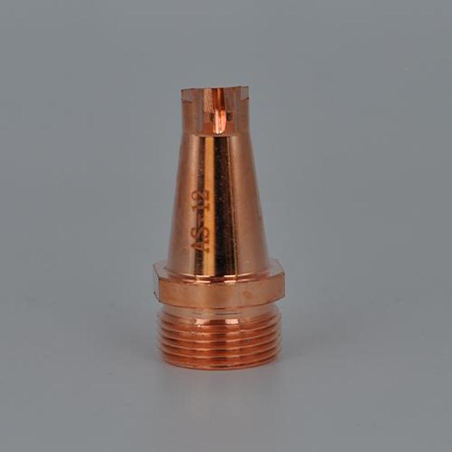 Precision Copper Laser Welding Nozzle (AS12 / M16 Thread / 35mm)
