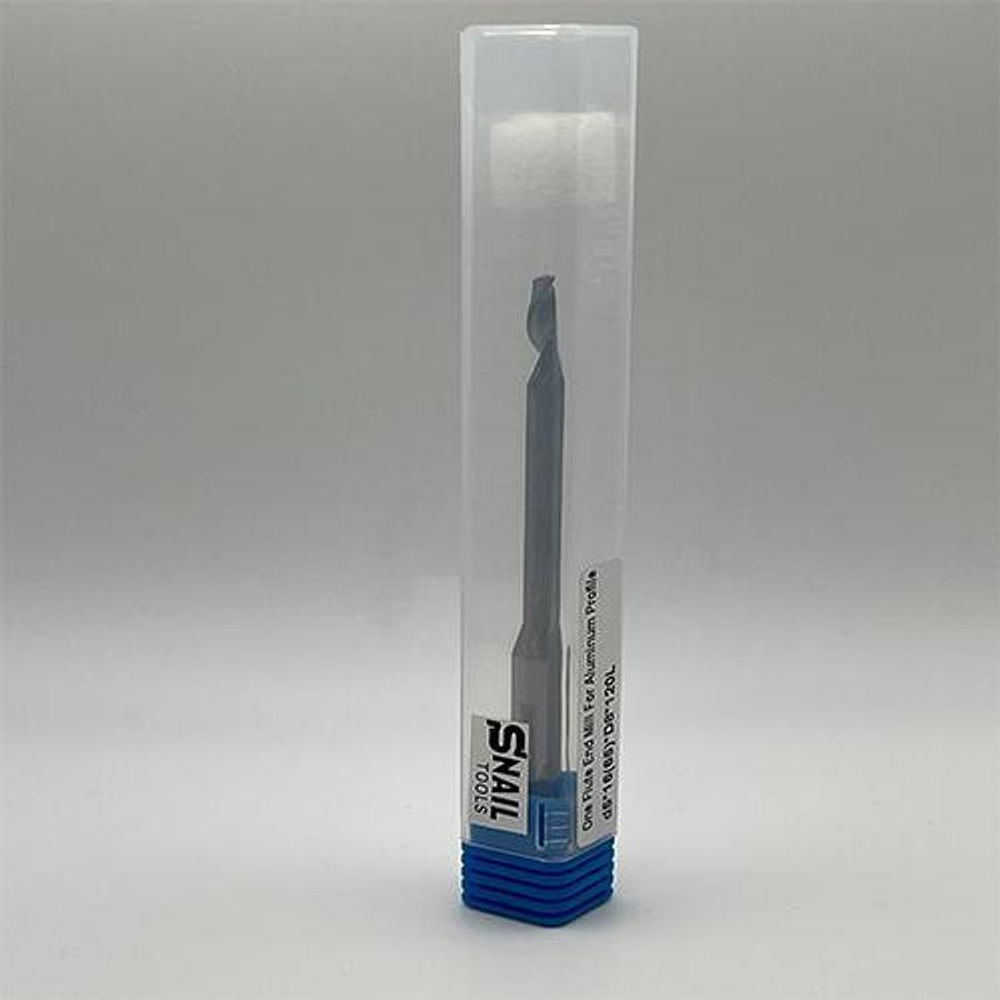 Snail Tools Solid Carbide Single Flute End Mill (5 Dia, 8 Shank, 120mm L)