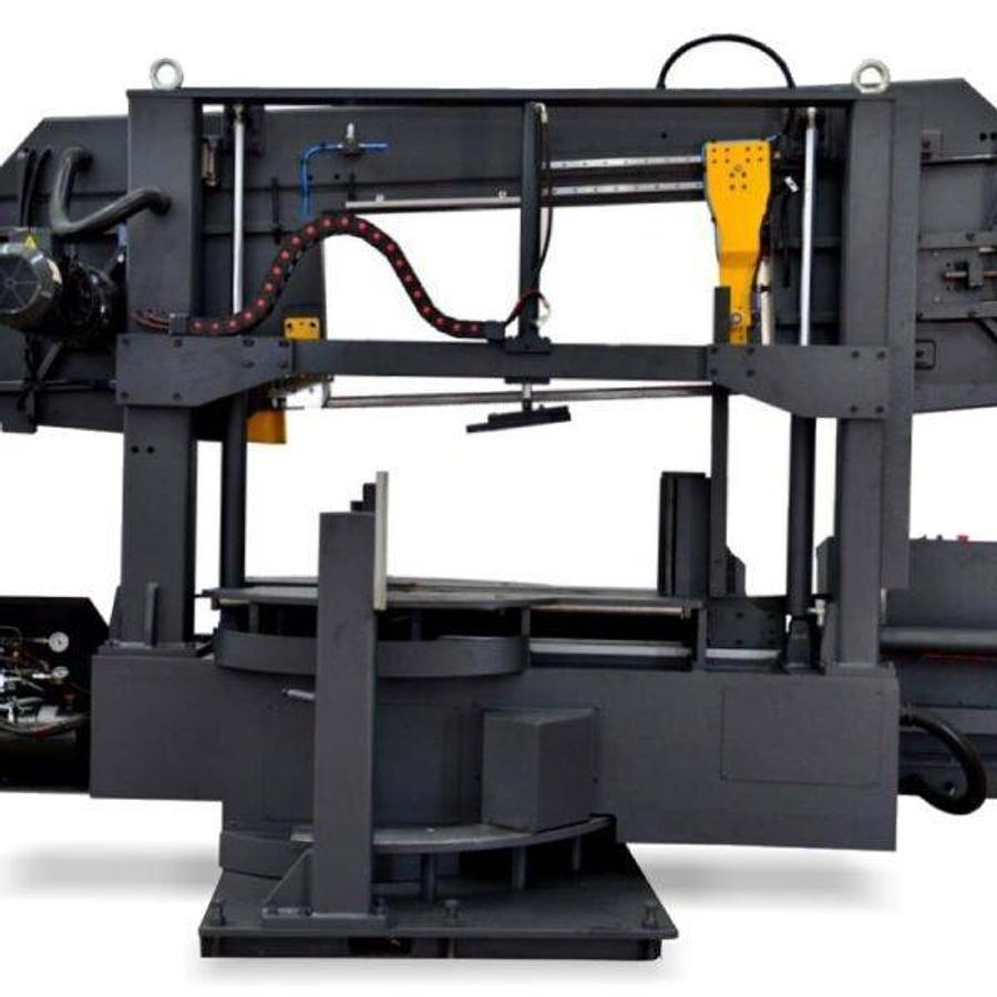 Semi Automatic DG Double Mitre Twin Pillar Saw BMSY-560DG