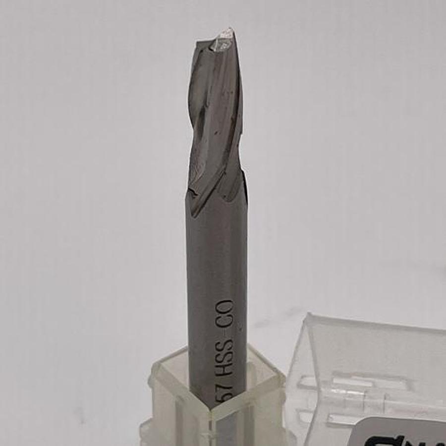 Snail Tools HSS Co Two Flute End Mill (5 x 6 x 13 x 57MM)