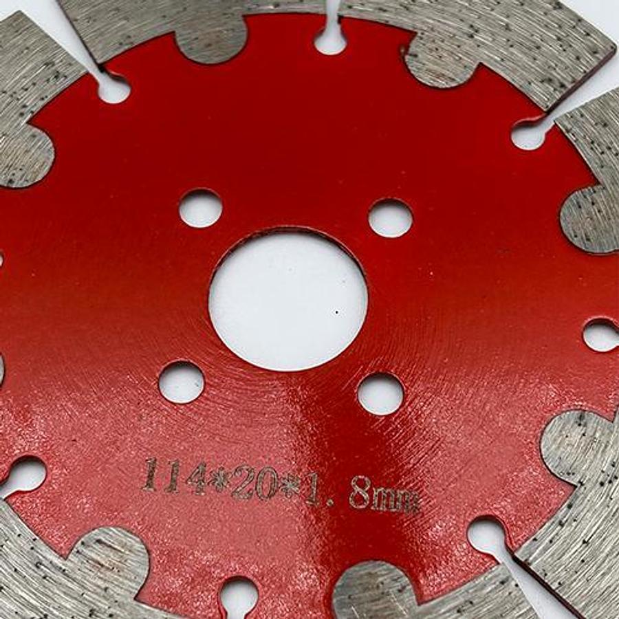 Snail Tools 114mm Diamond Circular Crack Saw Blade (8-Segment, 4.5 Inch)