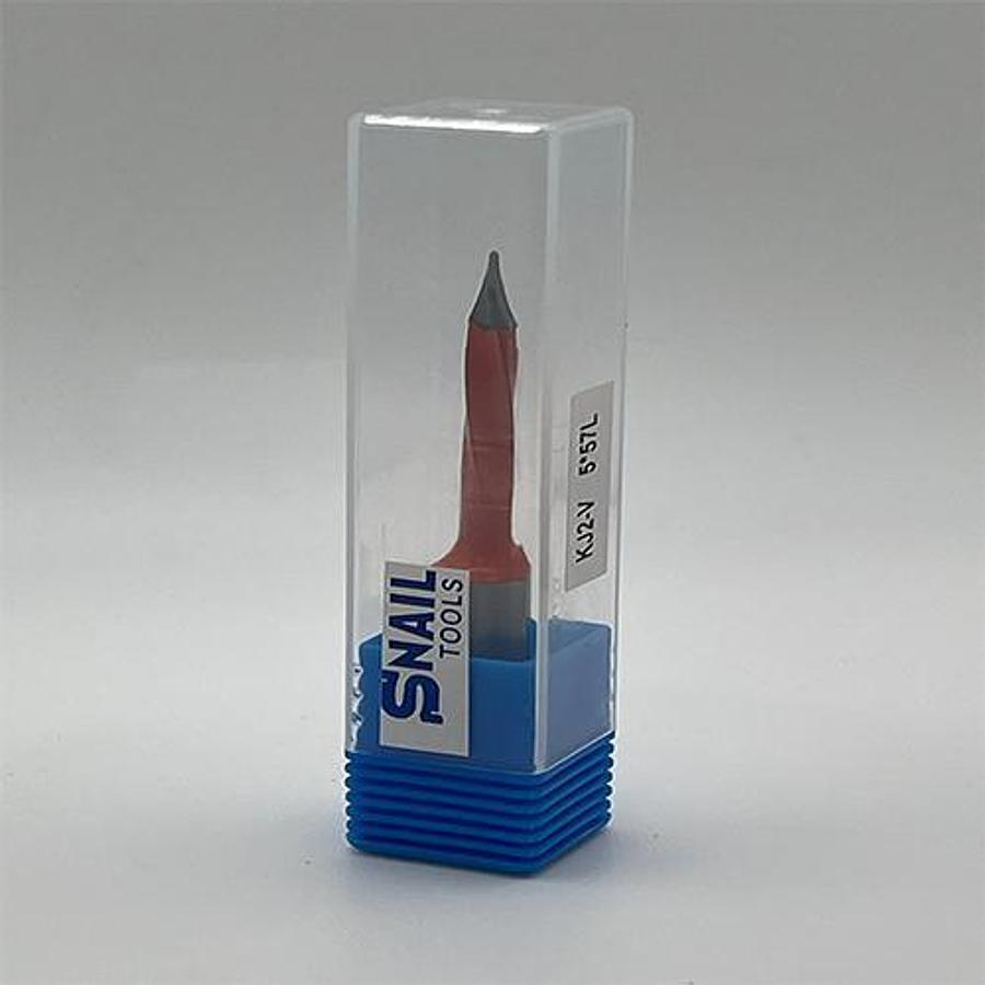 CARBIDE-TIPPED V POINT DOWEL DRILL BIT – L/H – 5MM DIAMETER x 57MM LONG – 10MM SHANK