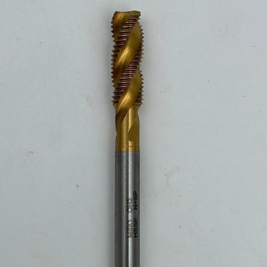 Snail Tools HSS M2 Spiral Flute Machine Tap (M8 x 1.0 Fine Pitch)