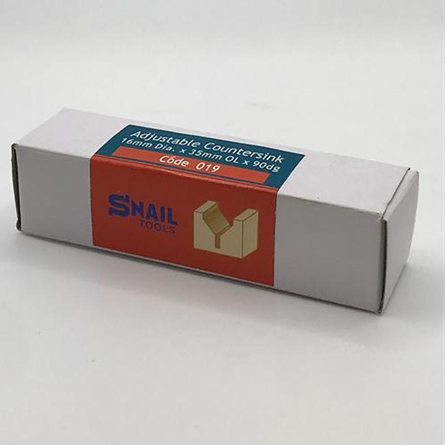 Snail Tools Adjustable Countersink Bit (16mm Dia x 35mm Depth)