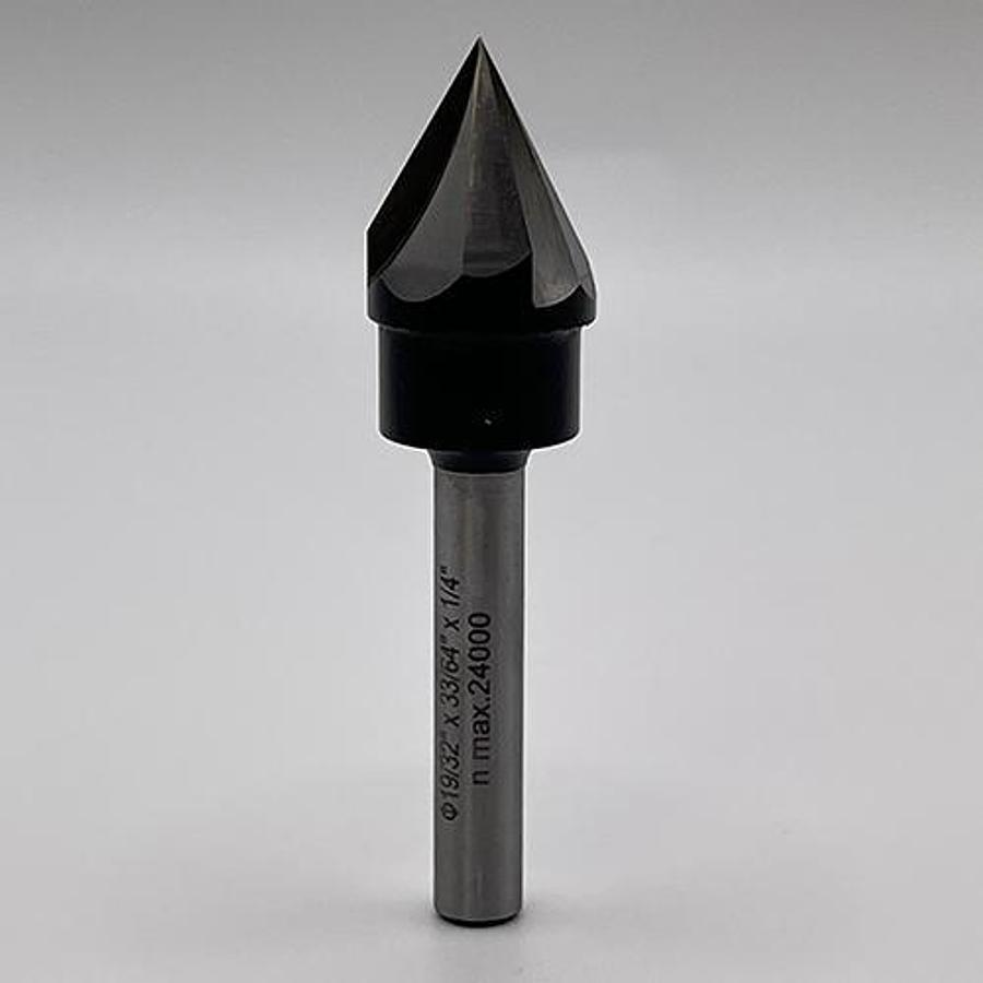 Snail Tools Professional Sign Making Bit (19/32″ Dia x 60° Angle)