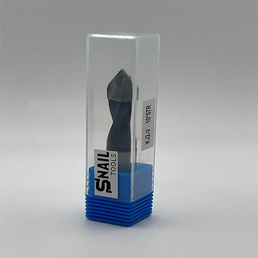 CARBIDE-TIPPED V POINT DOWEL DRILL BIT – R/H – 10MM DIAMETER x 57MM LONG – 10MM SHANK