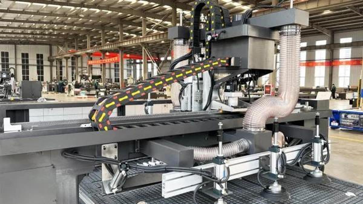 CNC Nesting Machine with Carousel Tool Library and Vertical 5*4 Boring Head Nagamaki