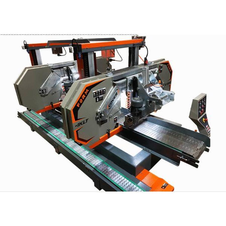 Heavy Twin Head Log Cover Cutting Machine