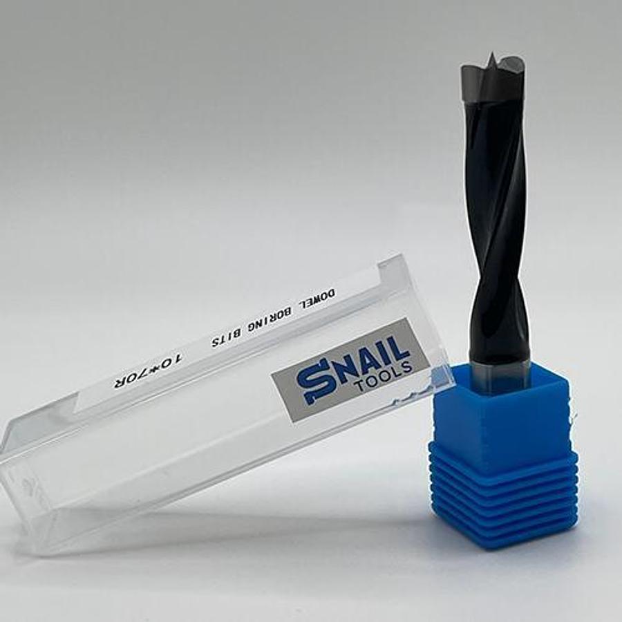 CARBIDE-TIPPED DOWEL BORING BIT β R/H β 10MM DIAMETER x 70MM LONG β 10MM SHANK