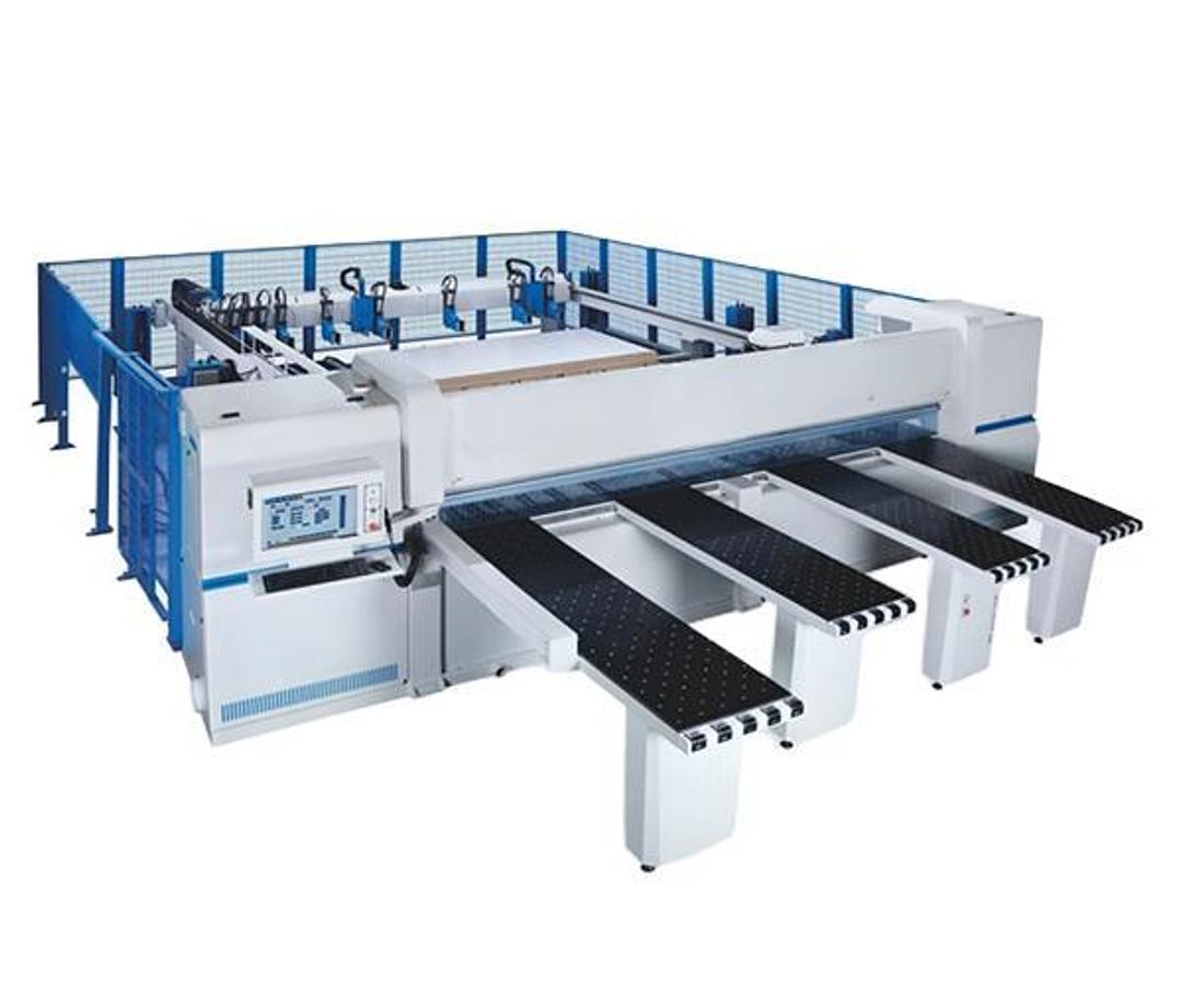 Front Load CNC Beam Saw Automatic CNC Panel Saw with Rear Feeding Lift Table Rome 3800P
