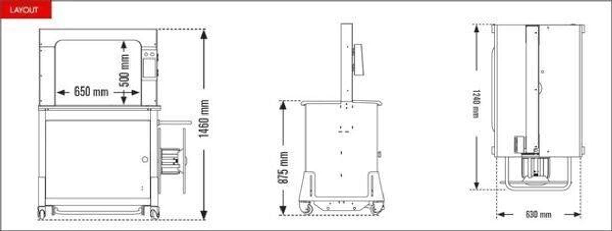 Full Automatic Strapping Machine Speed Strap 505