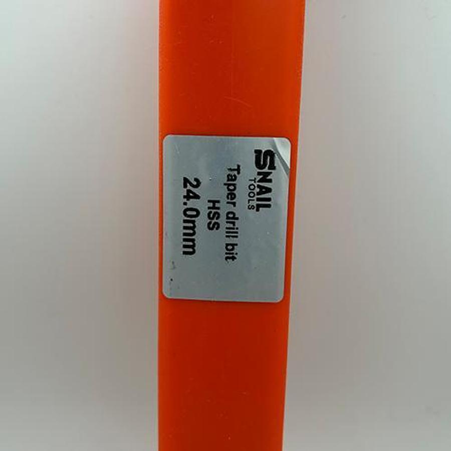 Snail Tools HSS Taper Drill and Reamer Bit (24mm Maximum Diameter)