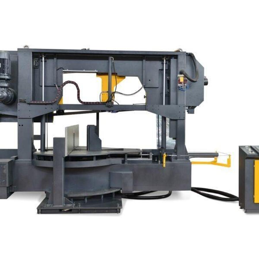 Semi Automatic DG Double Mitre Twin Pillar Saw BMSY-650DG NC