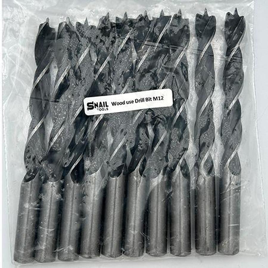 Snail Tools HSS Wood Drill Bit (12.0 mm Diameter) π³