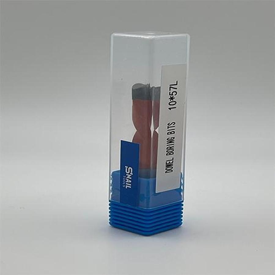 CARBIDE-TIPPED DOWEL BORING BIT – L/H – 10MM DIAMETER x 57MM LONG – 10MM SHANK
