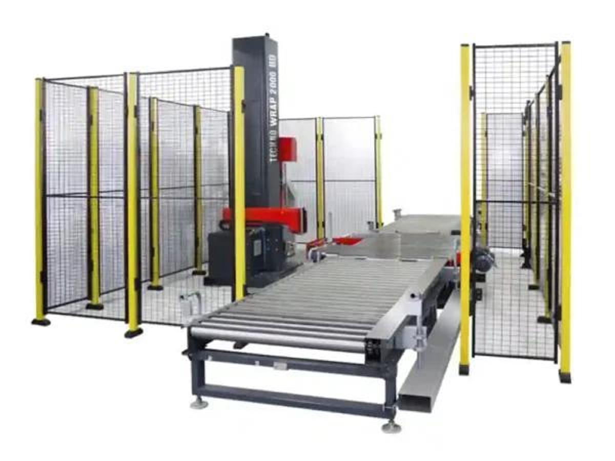 Automatic Pallet Stretch Wrapping Line