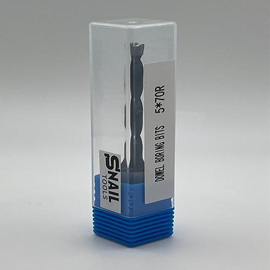 CARBIDE-TIPPED DOWEL BORING BIT – R/H – 5MM DIAMETER x 70MM LONG – 10MM SHANK