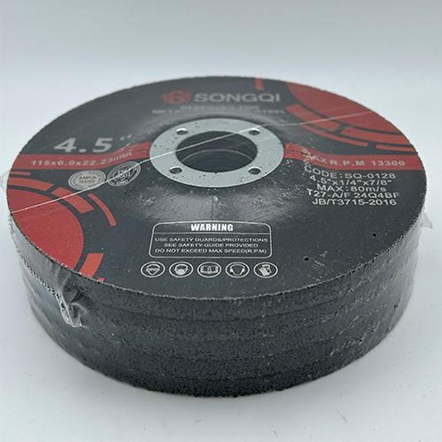 Snail Tools 4.5″ x 1/4″ Grinding Wheels (5-Pack) – Metal & Stainless Steel