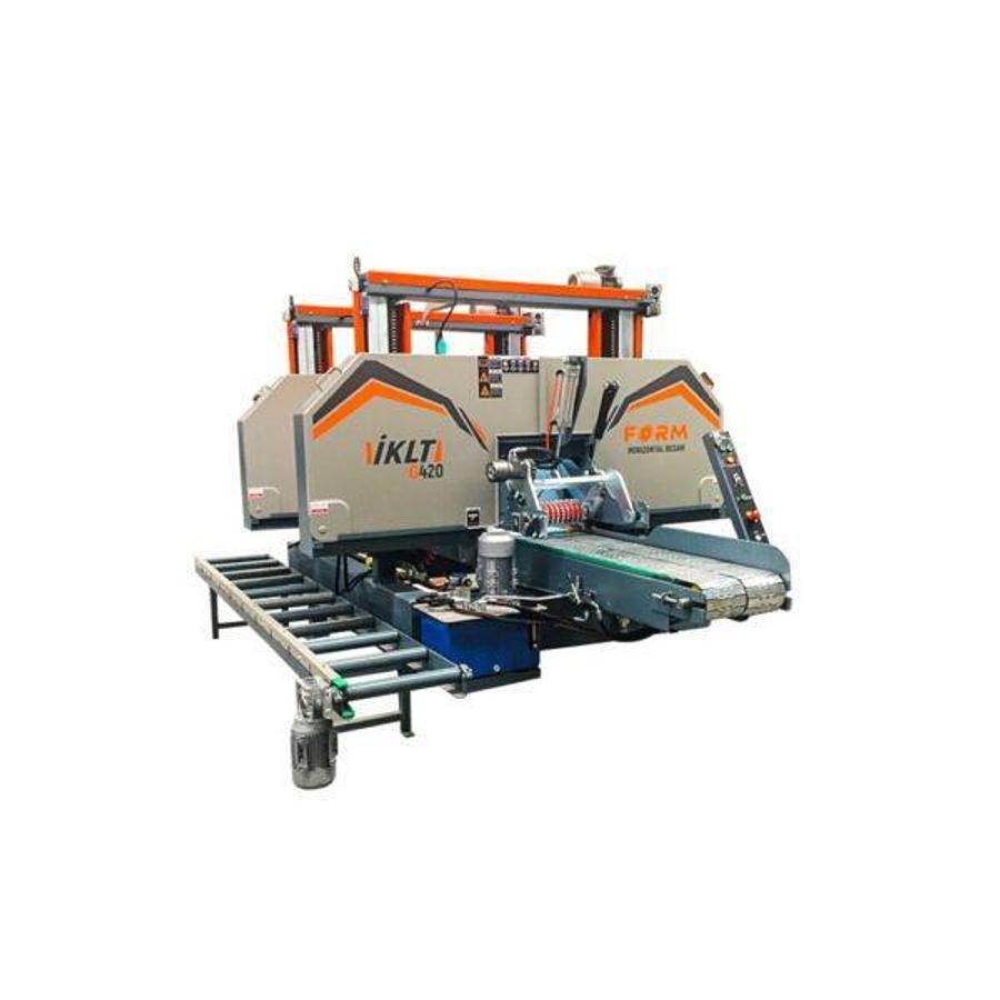Twin Bandsaw Debarking Machine