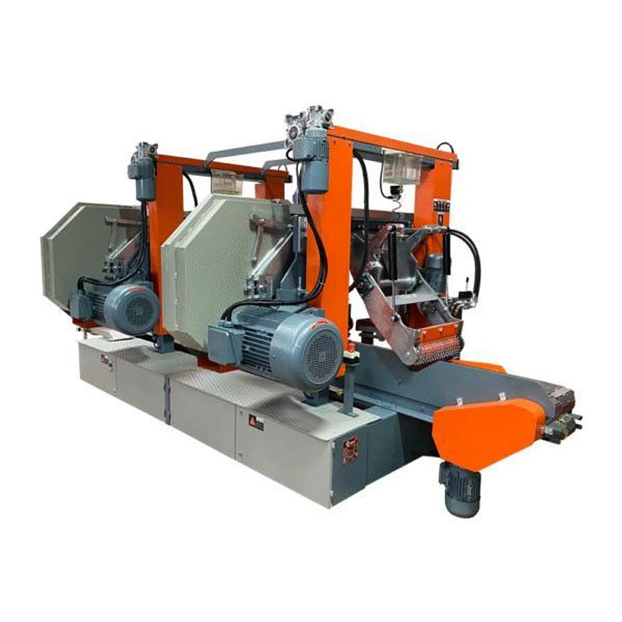 Heavy Twin Head Log Cover Cutting Machine