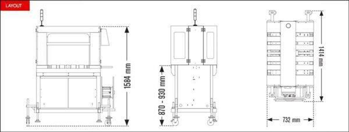 Speed Strap 505BP-509BP-512BP Strapping Machines