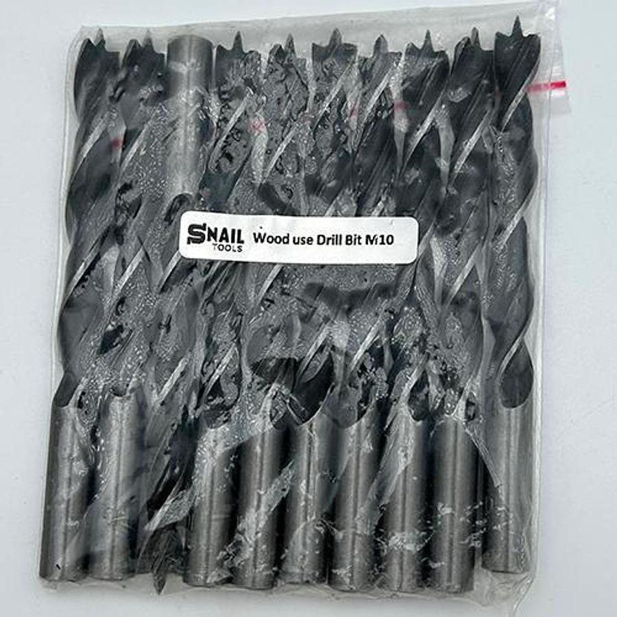 Snail Tools HSS Wood Drill Bit (10.0 mm Diameter) π³