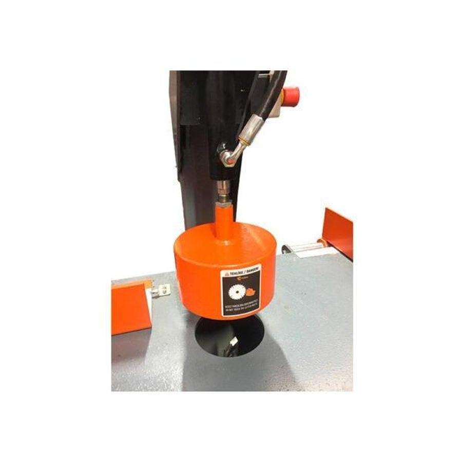 Reel Center Hole Drilling Machine