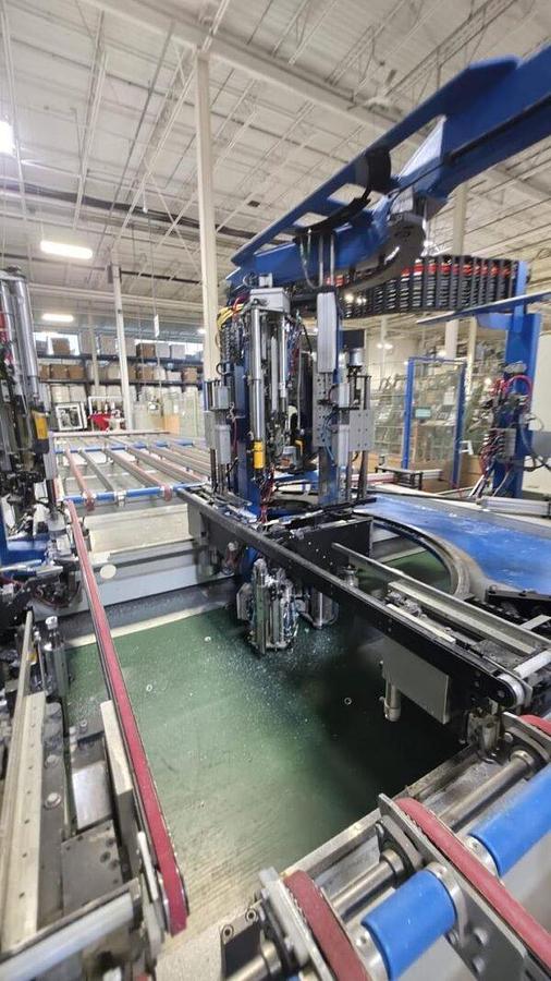 Used Used Sturtz Welding and Cleaning Line for Sale