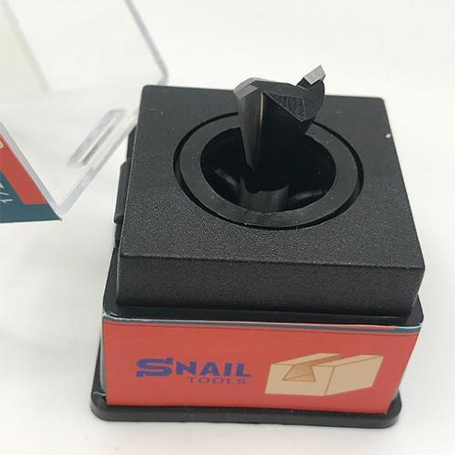 Snail Tools Dovetail Router Bit (1/2″ Dia x 1/2″ Cut, 14° Angle)