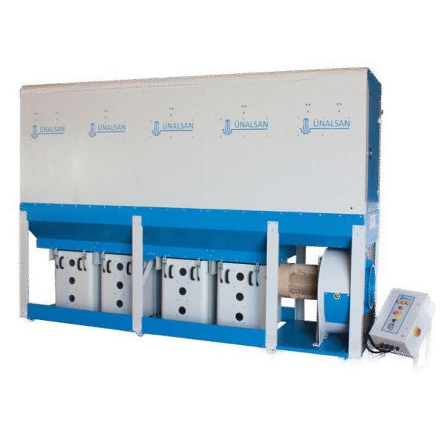 Vibrated 1 to 4 Bucket Mobile Dust Collector
