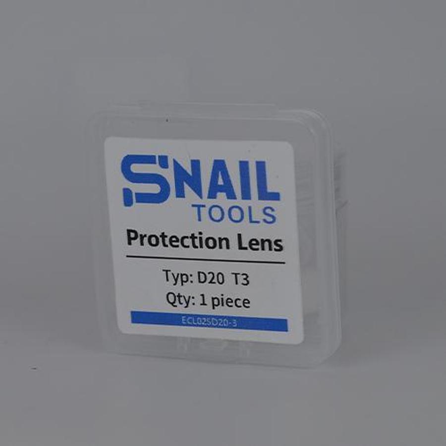 Snail Tools High-Transmission Fiber Laser Protection Lens (D20mm x T3mm)