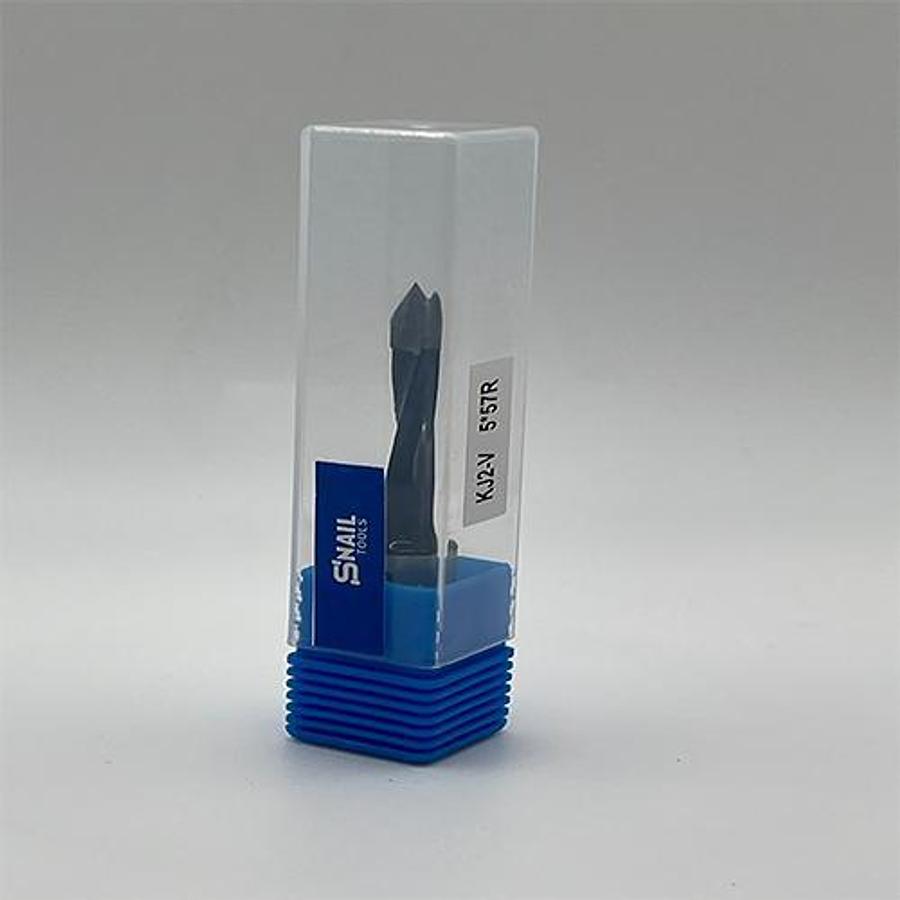 CARBIDE-TIPPED V POINT DOWEL DRILL BIT – R/H – 5MM DIAMETER x 57MM LONG – 10MM SHANK