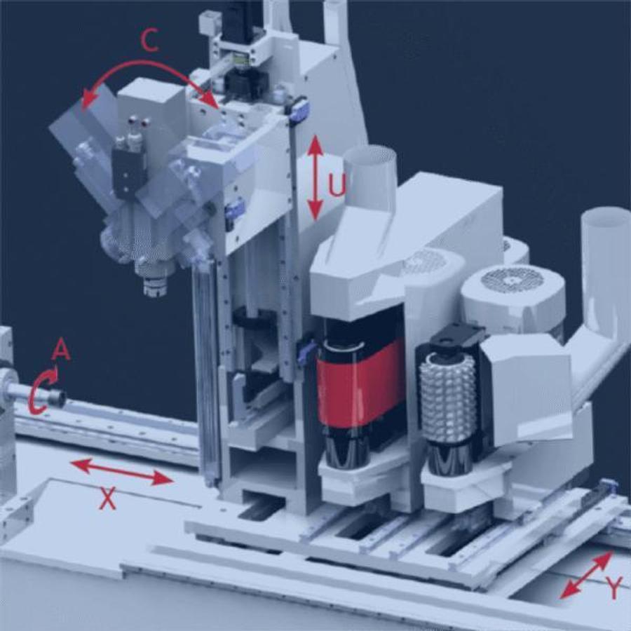 5 Axis Machining Centre Wood Lathe